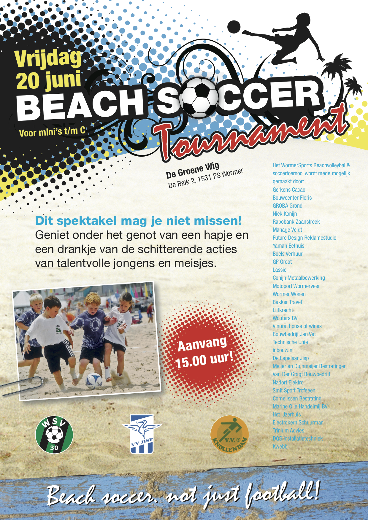 Beach Soccer affiche A4